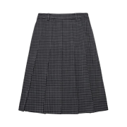 (W) Dunst Flannel Pleats Midi Check Skirt Check