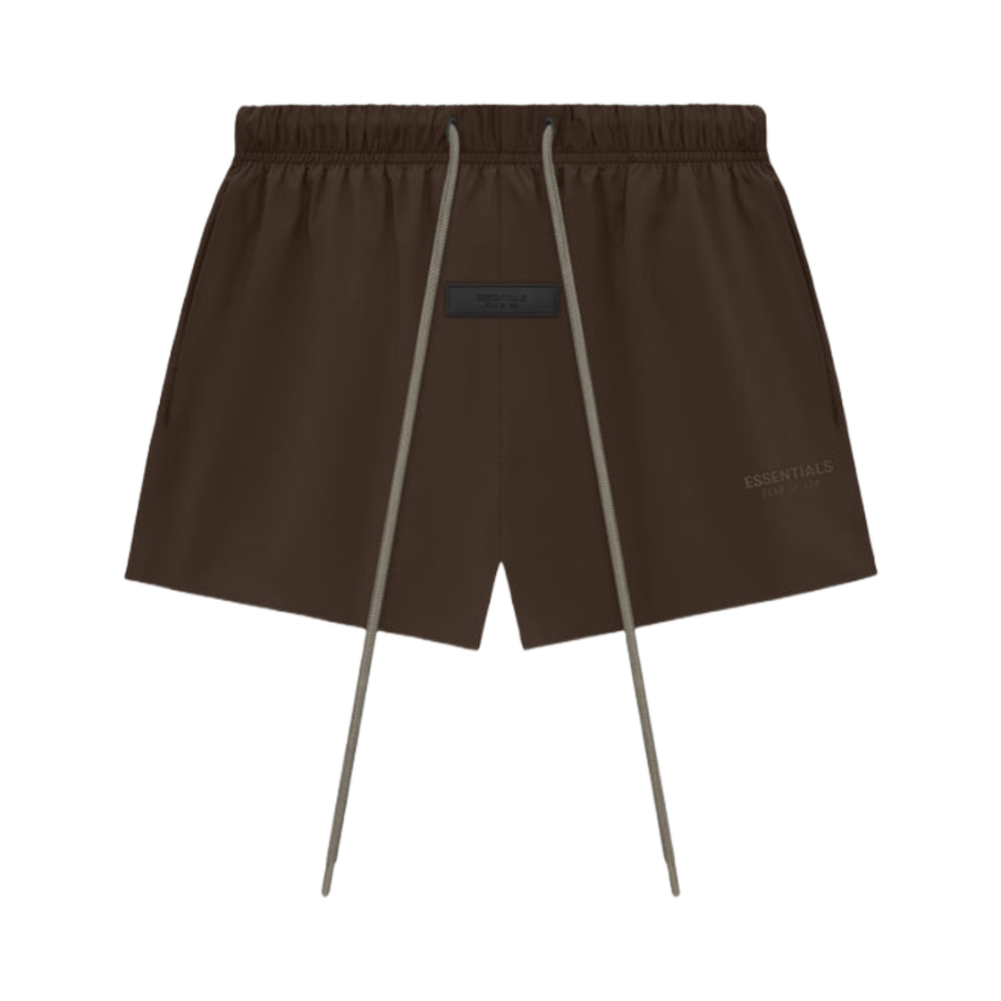 - Essentials Nylon Running Short Wood - 24SS