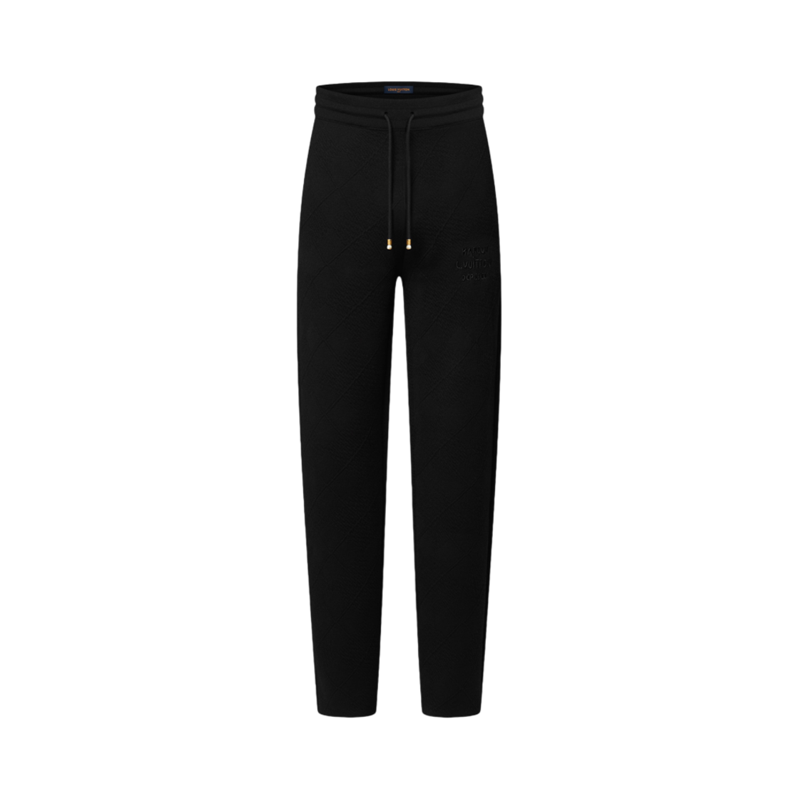 루이비통 텍스처드 니트 울 블렌드 조거 팬츠 블랙(Louis Vuitton Textured Knit Wool Blend Jogger Pants Black)