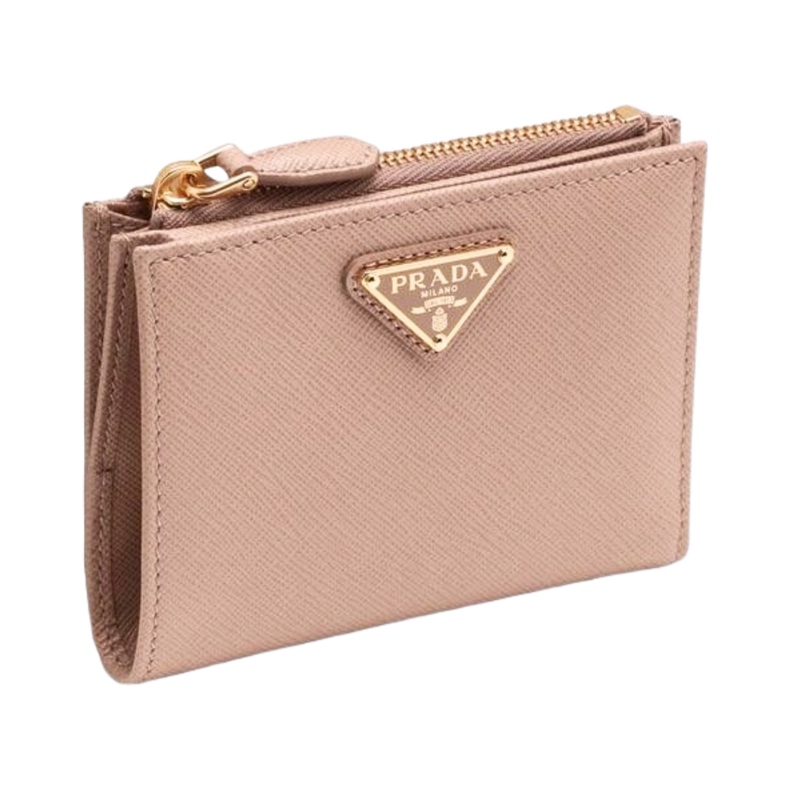 프라다 사피아노 레더 반지갑 파우더 핑크(Prada Small Saffiano Leather Wallet Powder Pink) - 2