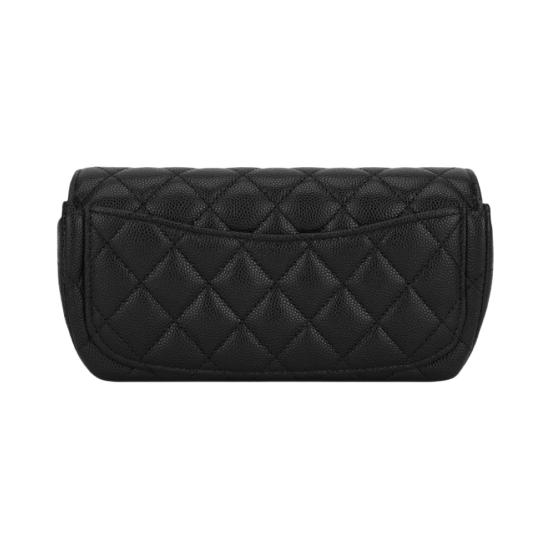 샤넬 클래식 체인 안경 케이스 그레인드 카프스킨 & 실버 메탈 블랙(Chanel Glasses Case with Classic Chain Grained Calfskin & Silver Black) - 3