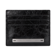Matin Kim Glossy Slim Metal Card Holder Black