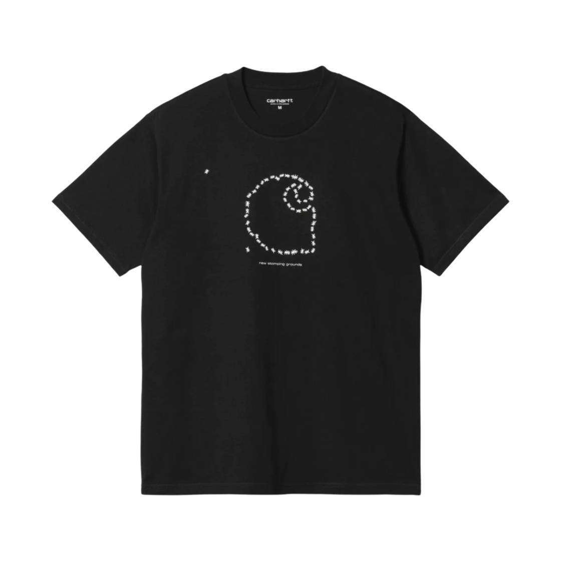 칼하트 WIP 스톰핑 그라운즈 티셔츠 블랙(Carhartt WIP Stomping Grounds T-Shirt Black) - 1
