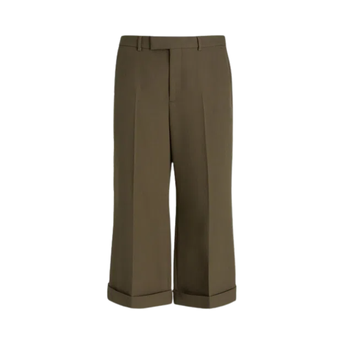 723677-ZAHE0-2144 Gucci Wool Gabardine Trousers Brown