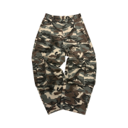 Undermycar Mu.51 Anti Fxxking Logo Play Big Cargo Camo Pants Camo Khaki