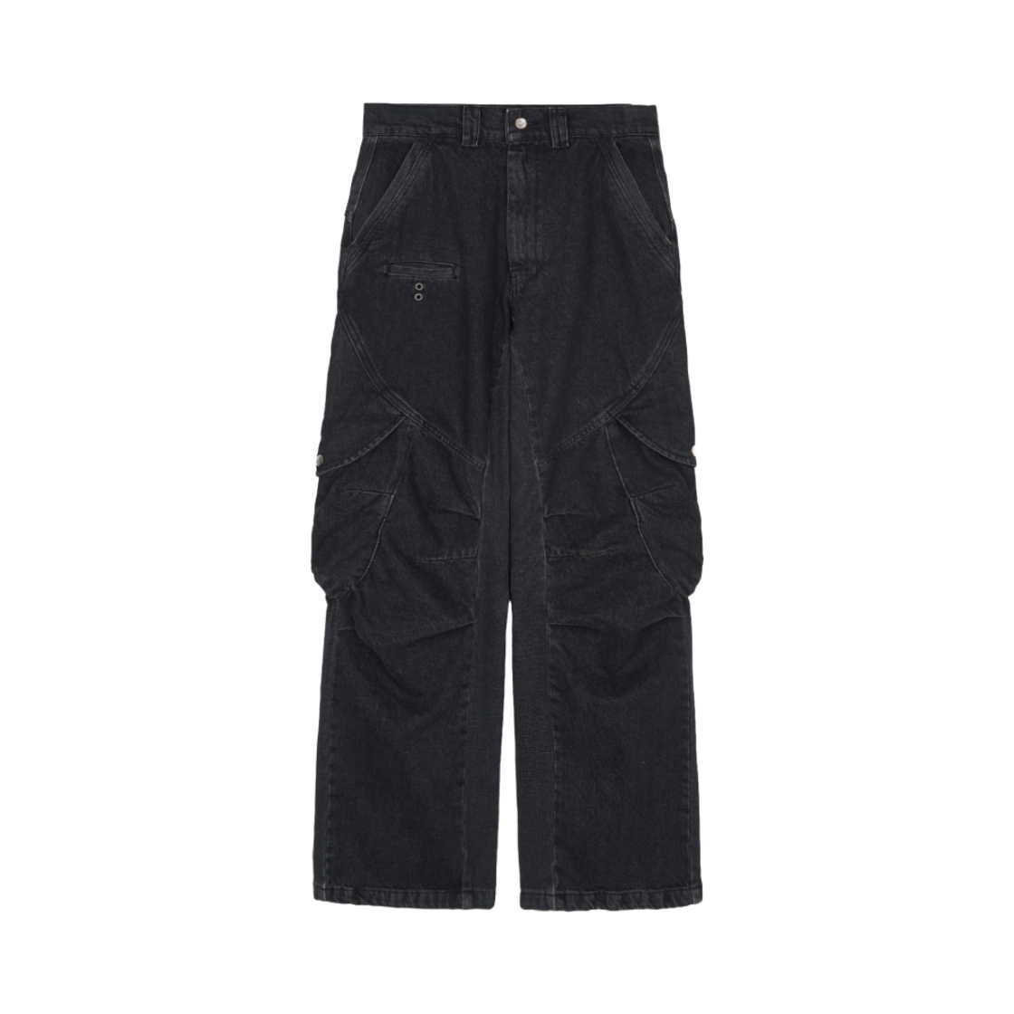 코어:11 워시드 카고 팬츠 블랙 데님 Ignota Core:11 Washed Cargo Pants Black Denim