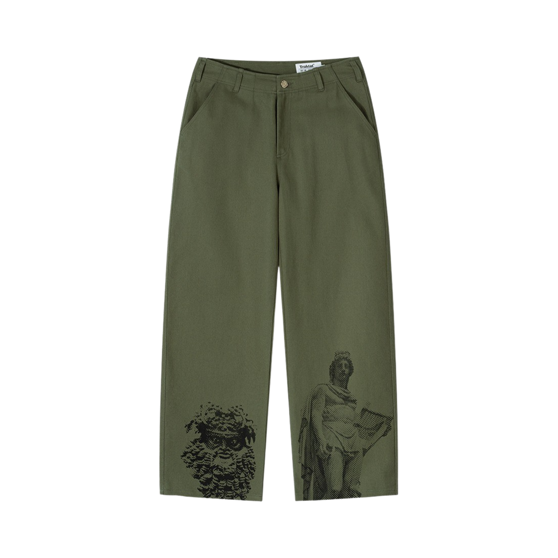 트락타트 D.N.A. 그래픽 팬츠 올리브 그린(Traktat D.N.A. Pants Olivegreen)