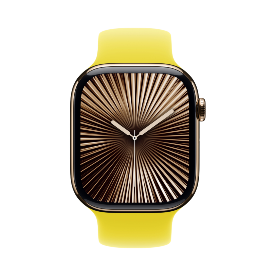 애플 워치 10 46mm 골드 티타늄 케이스 솔로 루프 스타 프루트 (국내 정식 발매 제품)(Apple Watch Series 10 46mm Gold Titanium Case with Solo Loop Star Fruit (Korean Ver.)) - 2