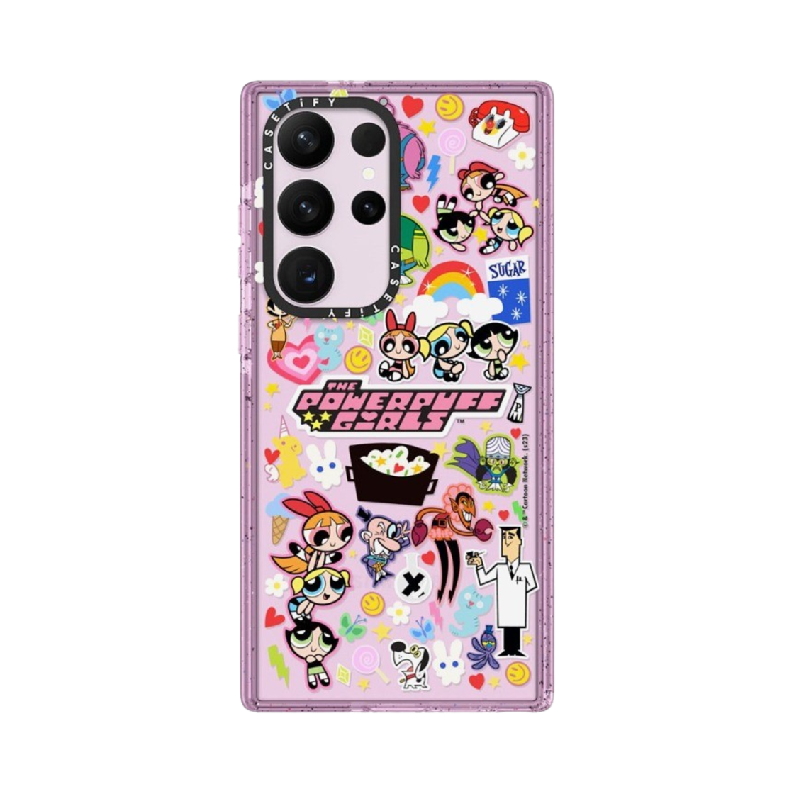 케이스티파이 x 파워퍼프걸 갤럭시 스티커마니아 임팩트 케이스 반투명 라일락(Casetify x The Powerpuff Girls Galaxy Stickermania Impact Case Sheer Lilac) - 3