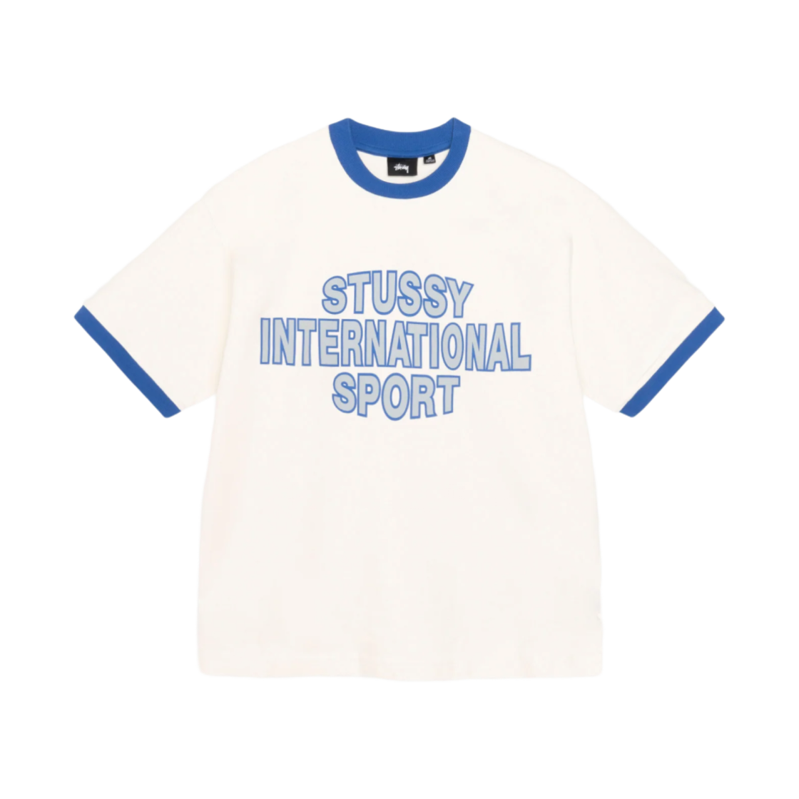 스투시 헤비 저지 스포츠 티셔츠 오프 화이트(Stussy Heavy Jersey Sport T-Shirt Off White)