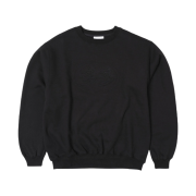 Dada Logo Embossed Crewneck Black
