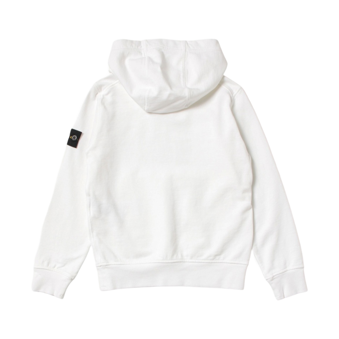 (키즈) 스톤 아일랜드 61640 코튼 플리스 후드 스웨트셔츠 화이트 - 22SS((Kids) Stone Island 61640 Cotton Fleece Hooded Sweatshirt White - 22SS) - 2