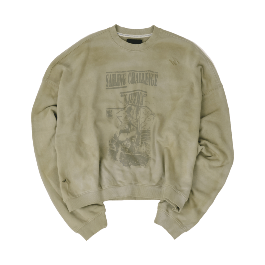 노티카 X 언더마이카 NTC X UMC 아플리케 스웻셔츠 베이지