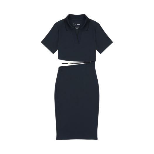(W) Nike x Jacquemus NRG Short Sleeve Polo Dress Dark Obsidian - US/EU