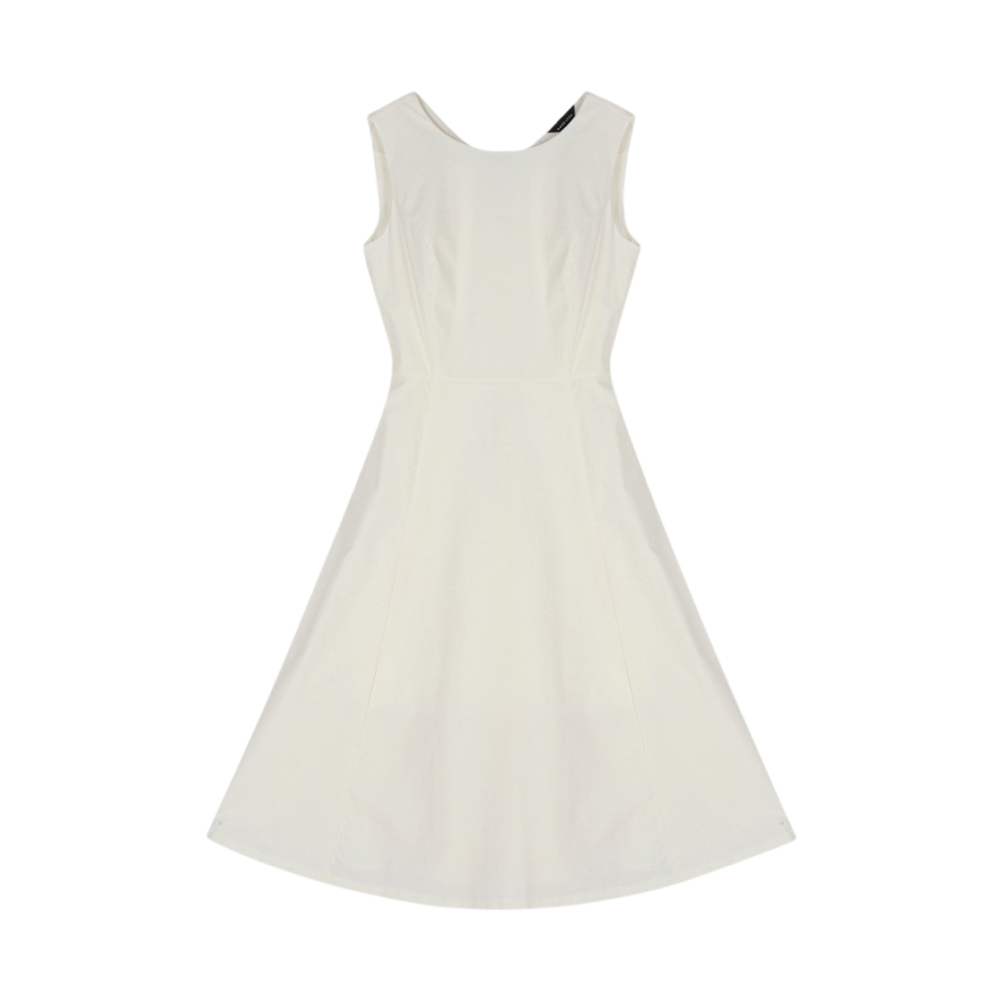 해브레스 우먼 슬리브리스 플레어 드레스 아이보리(Haveless Women Sleeveless Flare Dress Ivory)