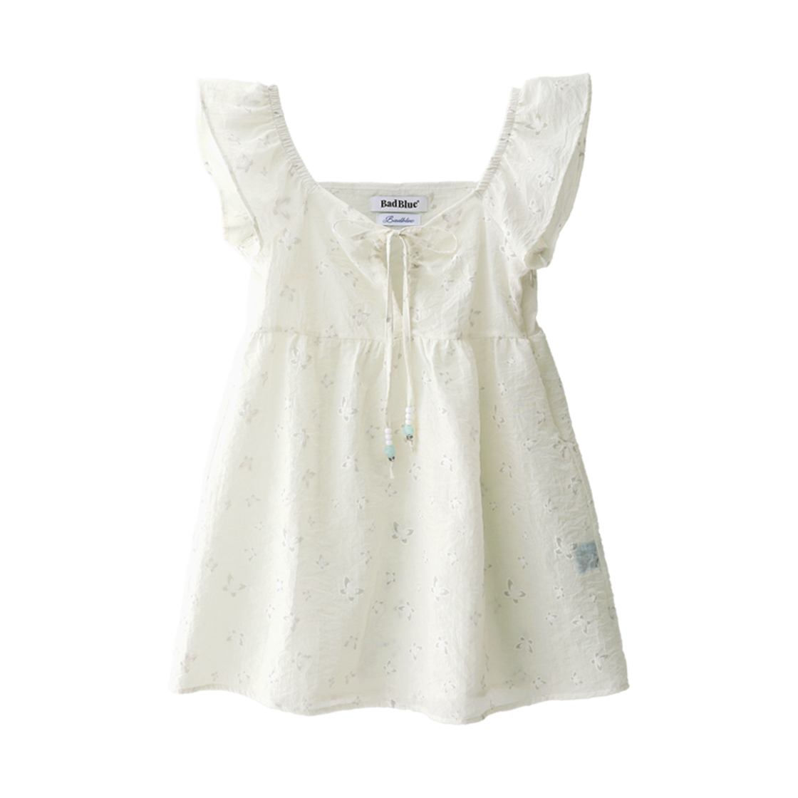 배드블루 버터플라이 엔젤 드레스 아이보리(BadBlue Butterfly Angel Dress Ivory)