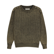 noun Washed Crewneck Knit Faded Khaki