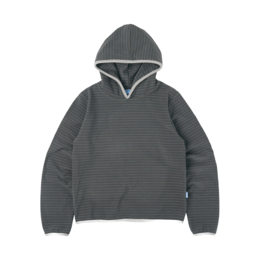 SNCT25STO018CC Sunnect Stripe Taped Hoodie Charcoal