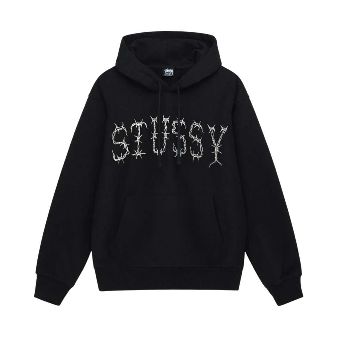 스투시 바브 후드 블랙(Stussy Barb Hoodie Black) - 2