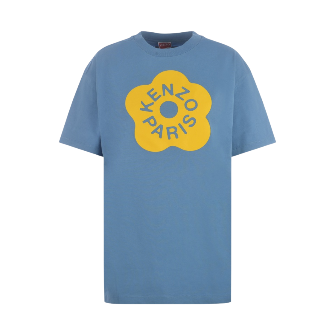 FD52TS0464SC-69 (W) Kenzo Boke Flower 2.0 Oversized T-Shirt Cyan