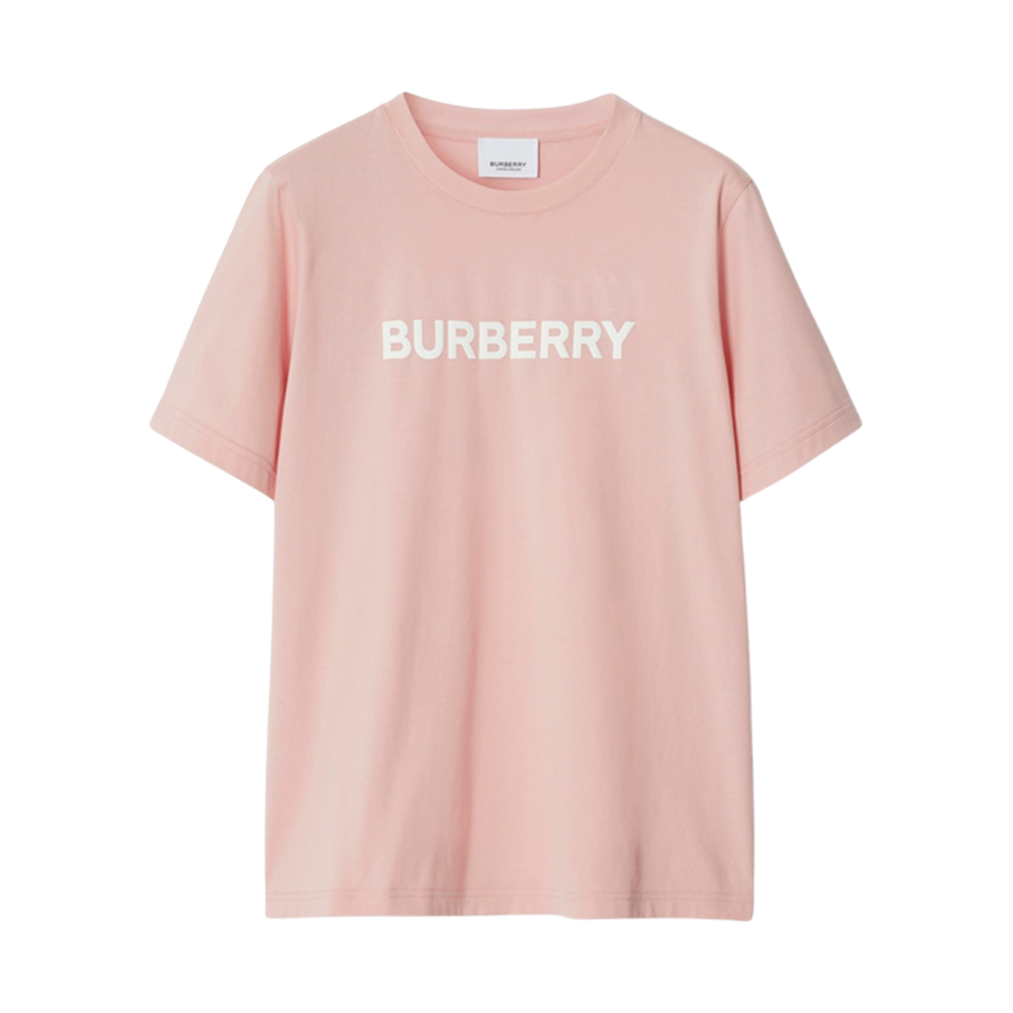 8067529 (W) Burberry Logo Print Cotton T-Shirt Sorbet Pink