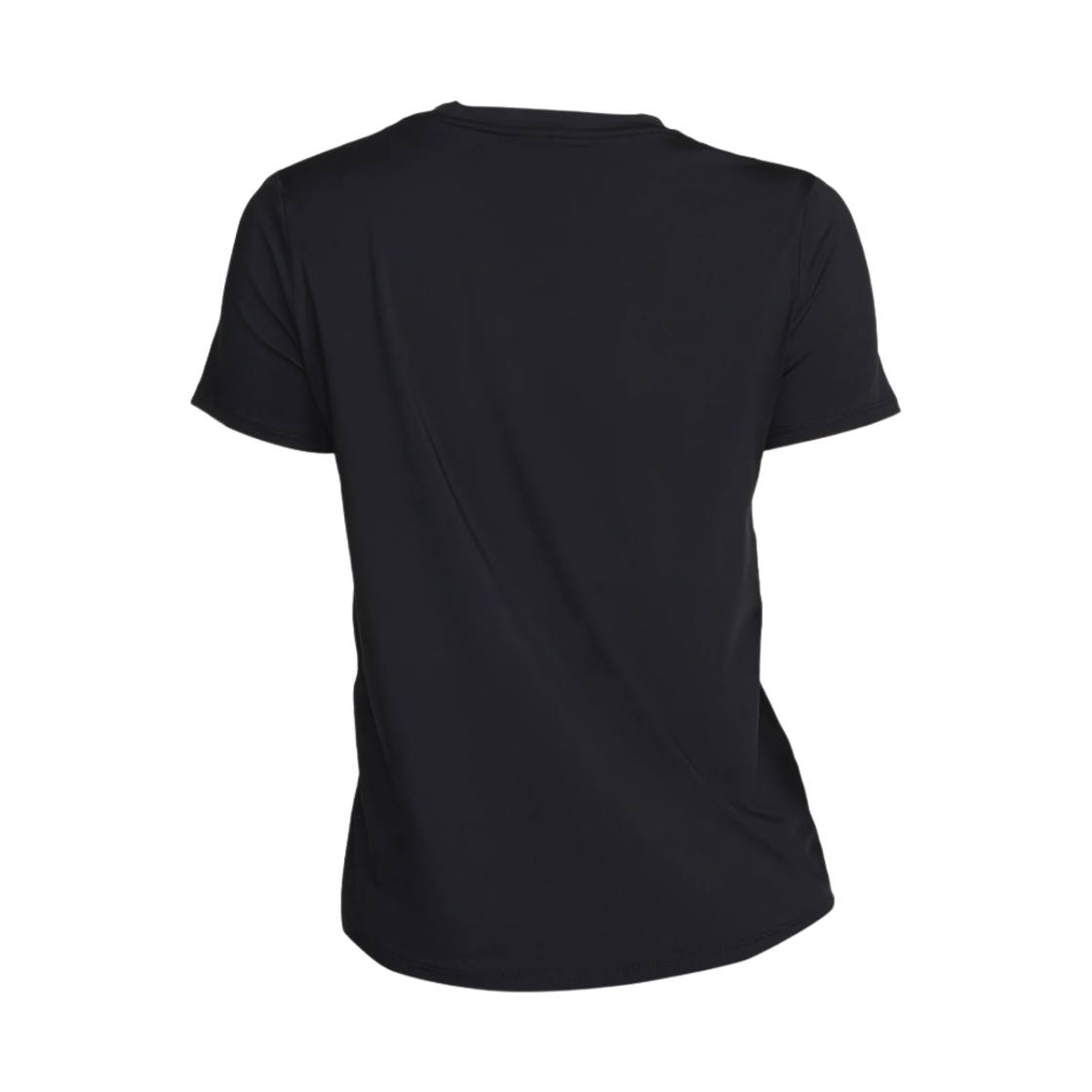 (W) 나이키 드라이핏 원 스우시 숏슬리브 러닝 탑 블랙 - 아시아((W) Nike Dri-Fit One Swoosh Short Sleeve Running Top Black - Asia) - 2