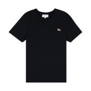 (W) Maison Kitsune Baby Fox Patch Regular T-Shirt Black