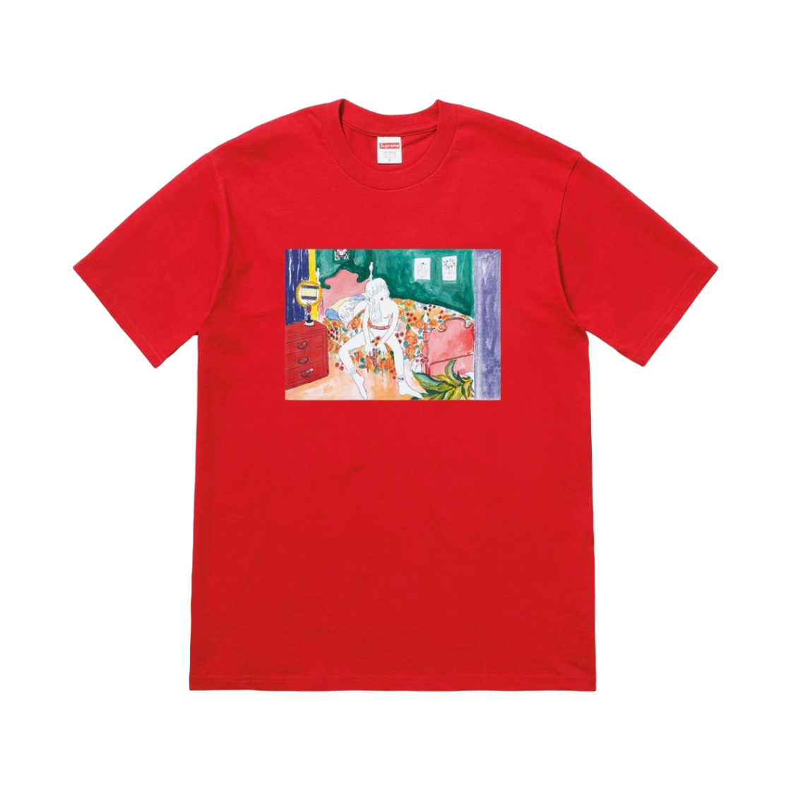 - Supreme Bedroom T-Shirt Red - 18FW