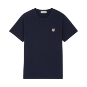 Maison Kitsune Fox Head Patch Classic T-Shirt Navy