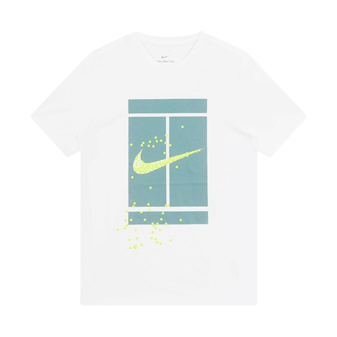 FZ8108-100 Nike Court Tennis T-Shirt White - Asia
