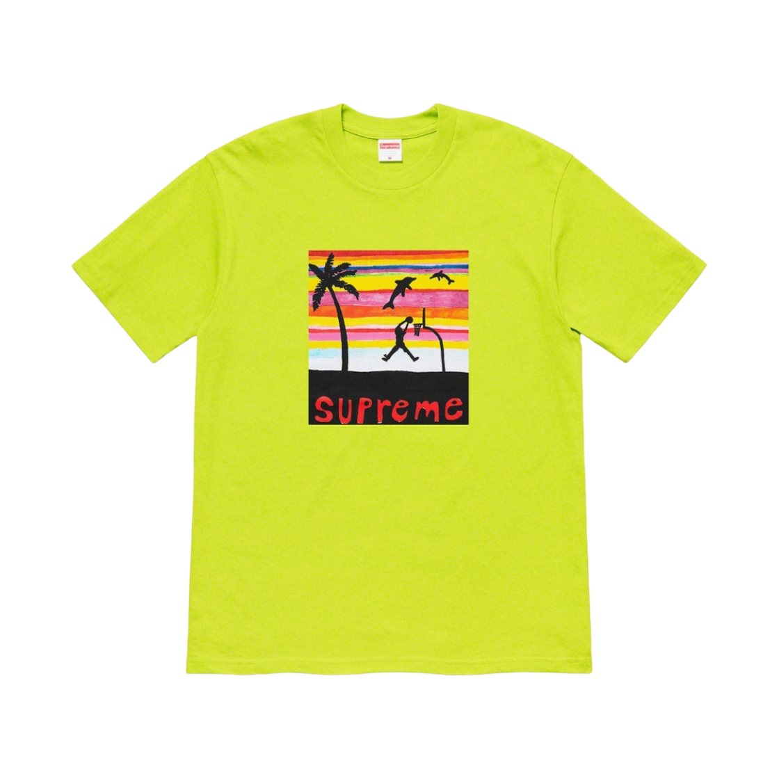 슈프림 덩크 티셔츠 브라이트 그린 - 21SS(Supreme Dunk T-Shirt Bright Green - 21SS)