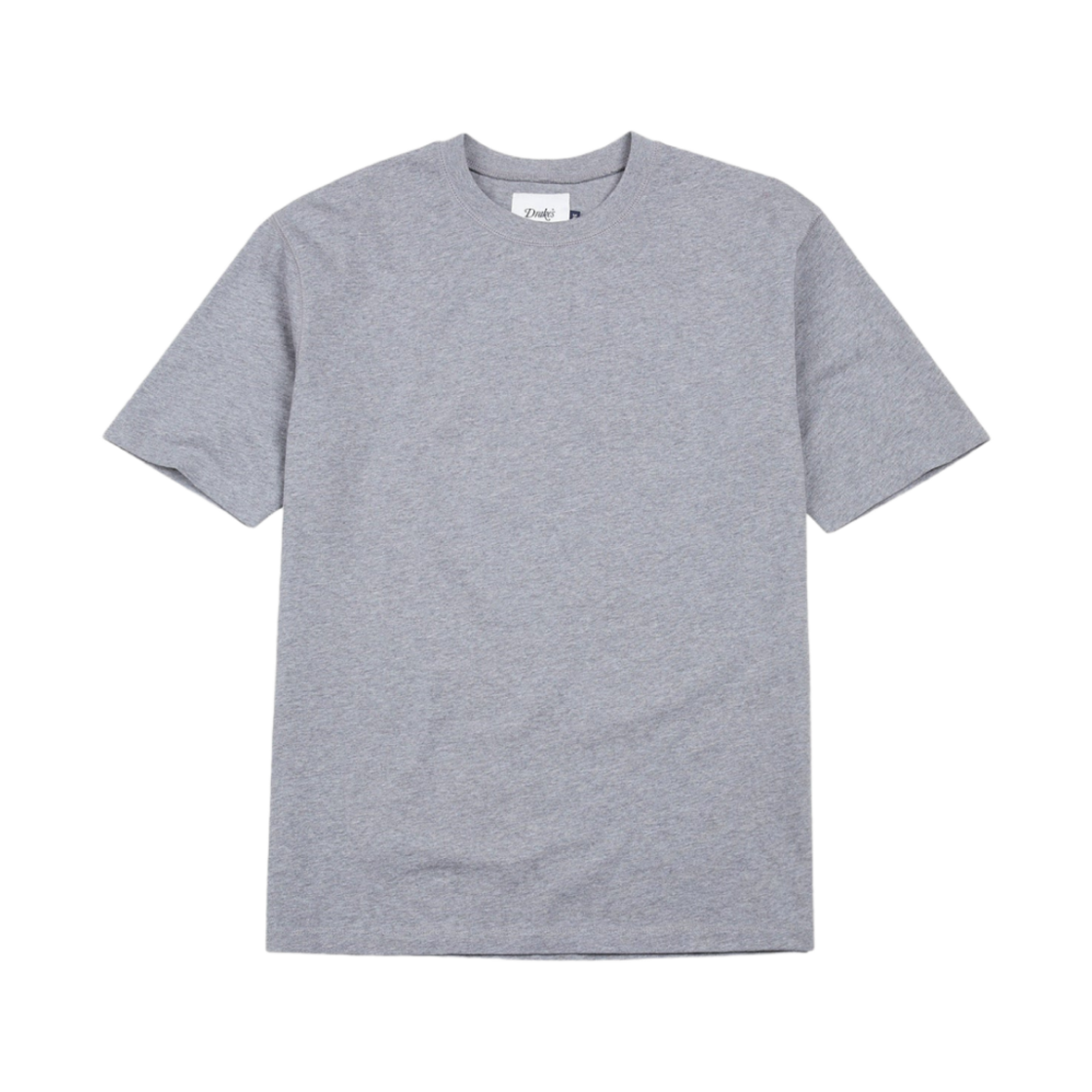 DR2A5A-21528-02-600 Drake's Cotton Crew Neck Hiking T-Shirt Grey