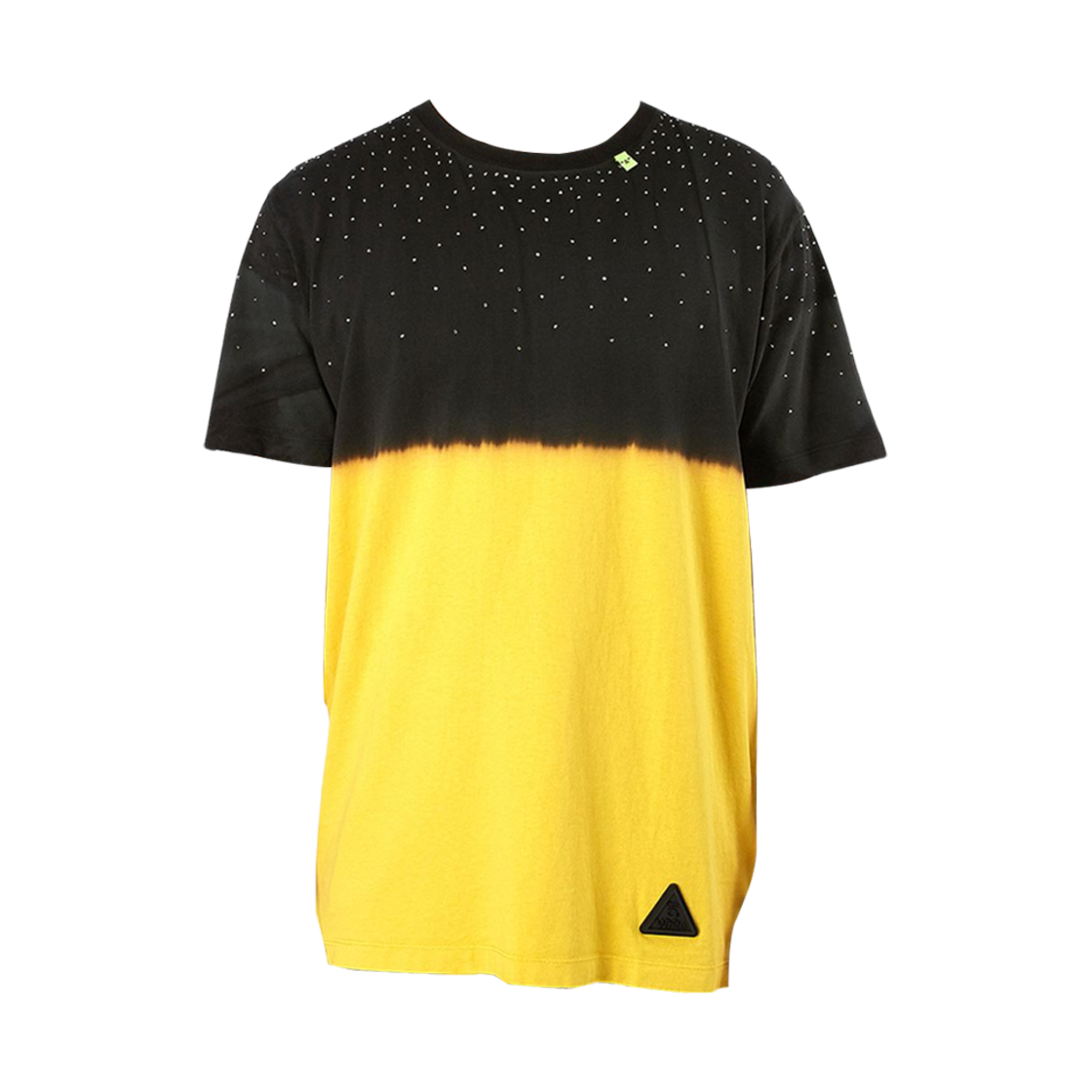 OMAA027S191850196000 Off-White Tie Dye Slim T-Shirt Yellow