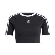 (W) Adidas 3S Baby T-Shirt Black - US Sizing