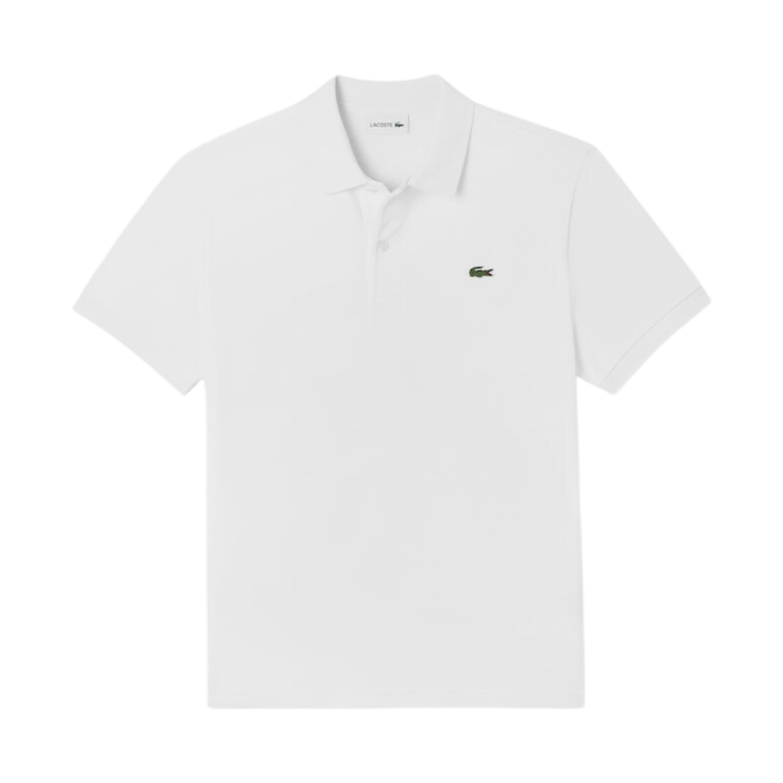 라코스테 프렌치 레귤러 핏 베이직 폴로 화이트(Lacoste French Regular Fit Basic Polo White) - 1