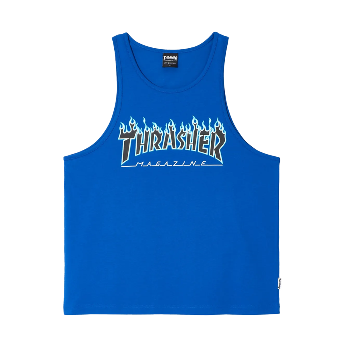 TR2502ST26BL THRASHER Flame Sleeveless Blue