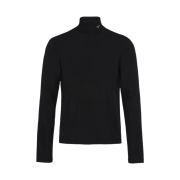 Prada Stretch Cotton Turtleneck Black