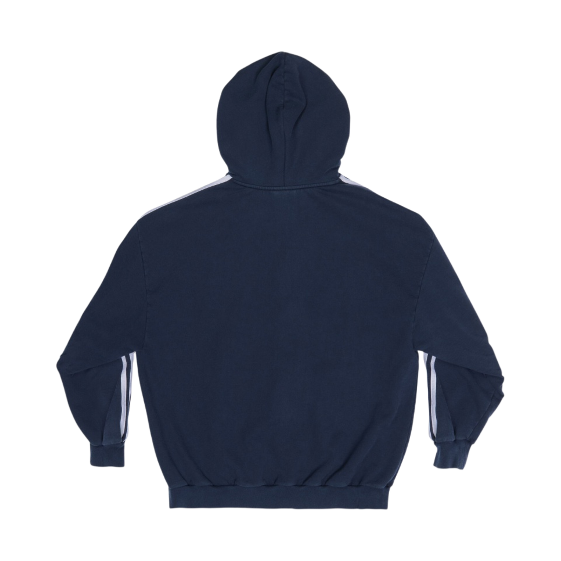 발렌시아가 x 아디다스 집업 후드 스몰 핏 네이비 블루(Balenciaga x Adidas Zip-Up Hoodie Small Fit Navy Blue) - 2