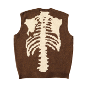Kapital 5G Wool Bone Vest Brown