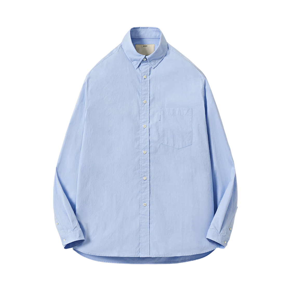 포터리 버튼 다운 셔츠 수피마 코튼 80/2 하이 카운트 옥스포드 리질리언트 피니쉬 삭스(Pottery Button Down Shirt Supima Cotton 80/2 High Count Oxford Resilient Finish Sax)