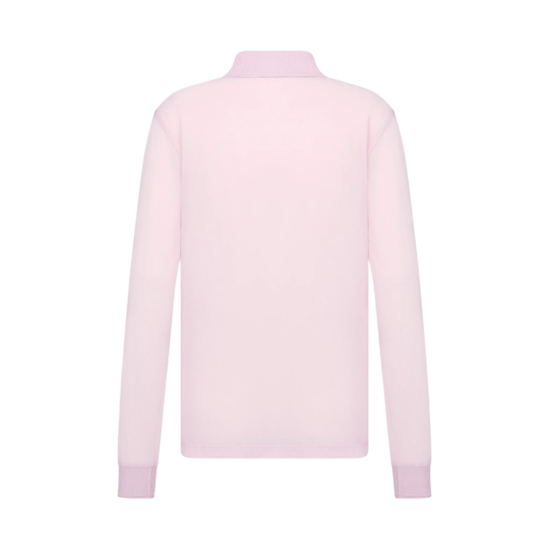 디올 라이트웨이트 코튼 블렌드 저지 릴렉스드 핏 롱슬리브 폴로 셔츠 핑크(Dior Lightweight Cotton Blend Jersey Relaxed Fit Long Sleeved Polo Shirt Pink) - 2