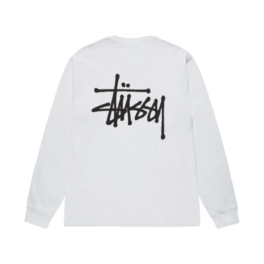 1995000 Stussy Basic Stussy LS T-Shirt White