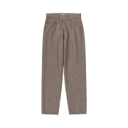 Auralee Hard Twist Denim Wide Pants Mocha Brown - 23AW