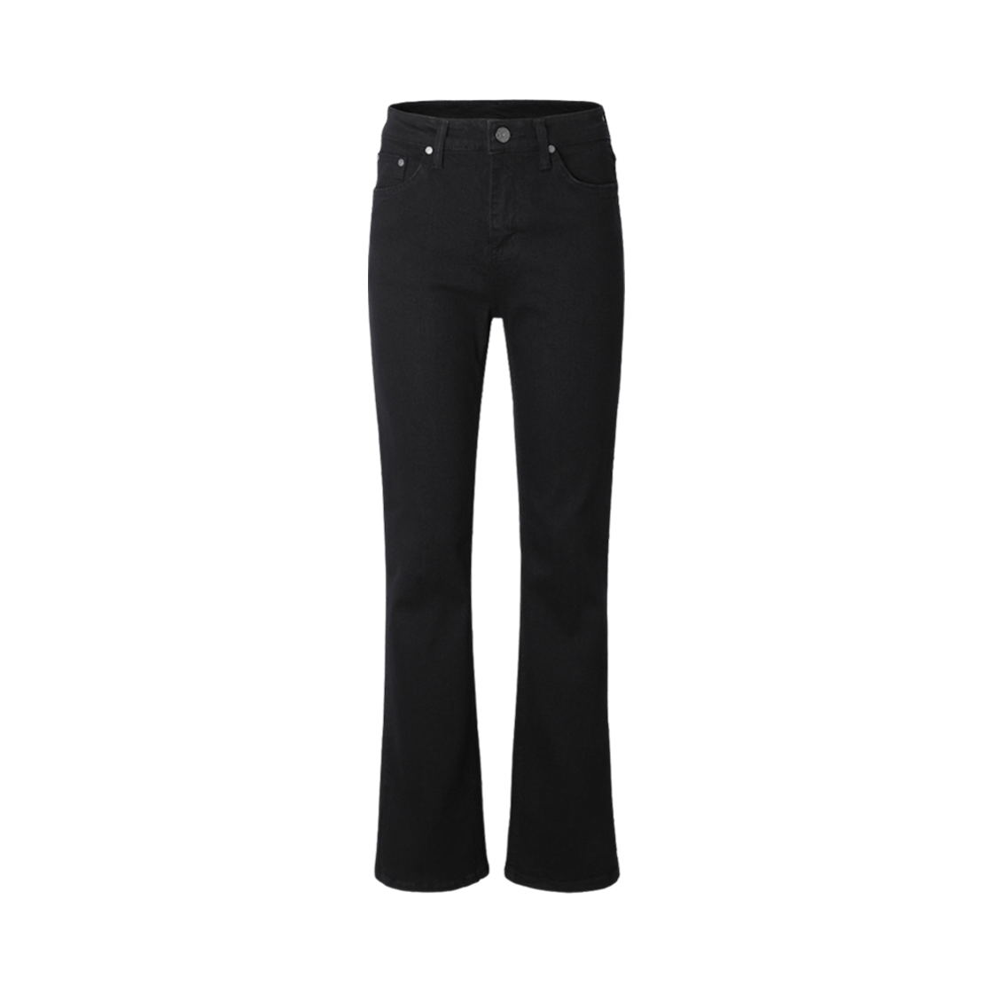 (W) 쓰리타임즈 5501 부츠컷 제트 블랙 진 제트 블랙((W) Threetimes 5501 Bootcut Jet Black Jeans Jet Black)