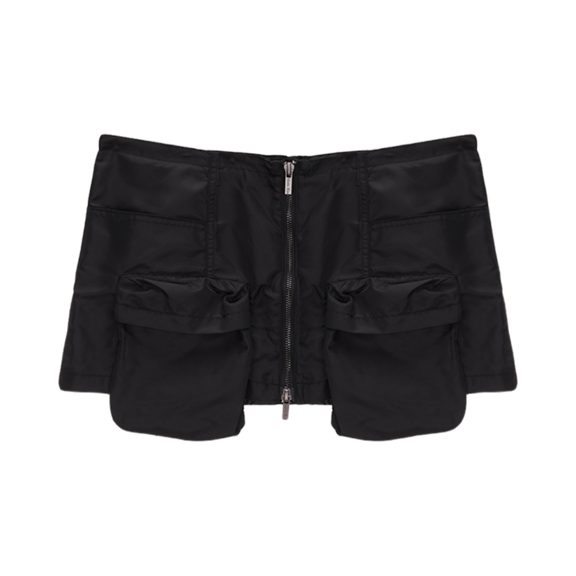 MK2378SK015M0BB (W) Matin Kim Two Way Cargo Belted Skirt Black