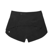 (W) Lululemon Speed Up High-Rise Lined Shorts 2.5 Inch Black