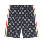 Gucci Jacquard Shorts Blue Ivory