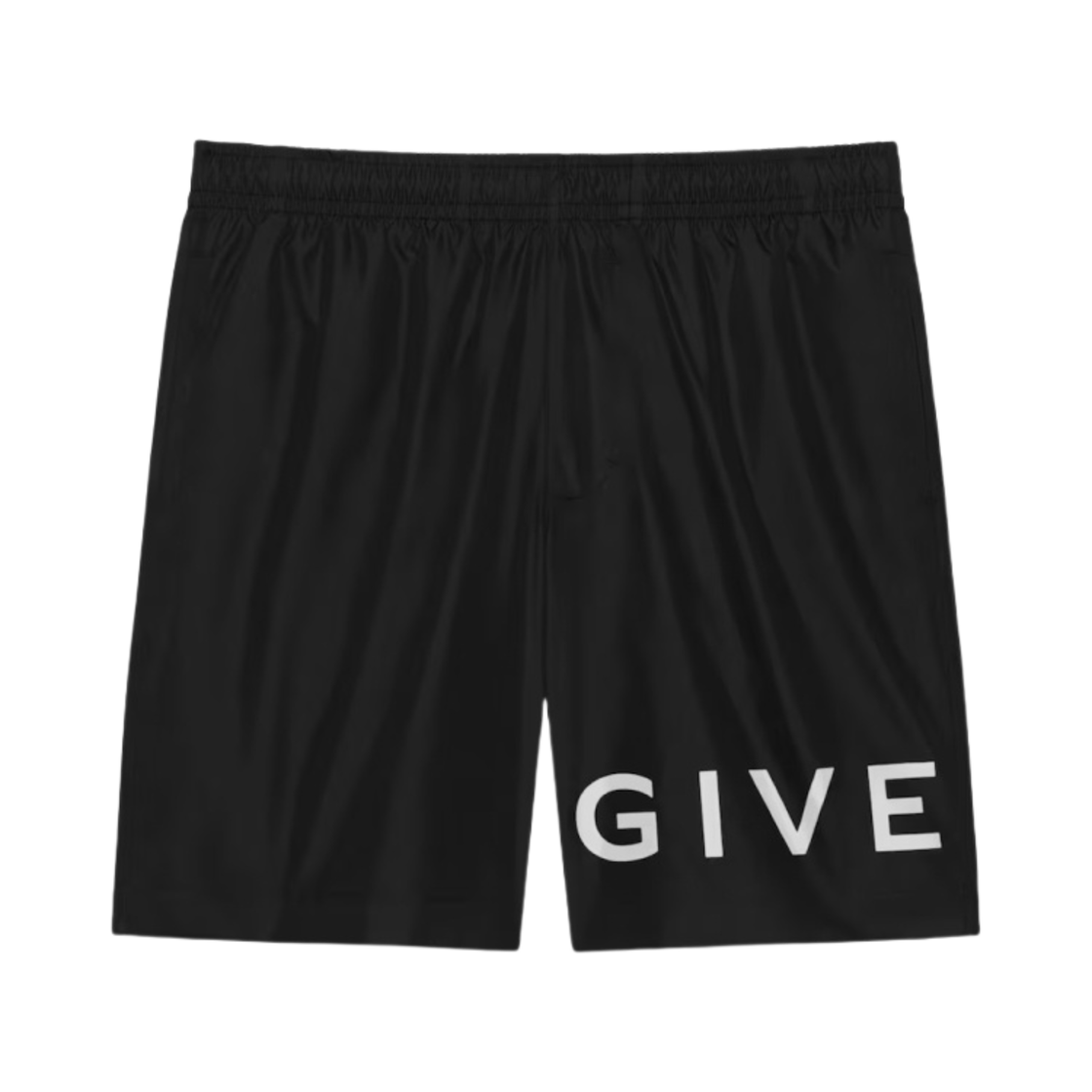 BMA00N1453-004 Givenchy Long Swim Shorts Black White