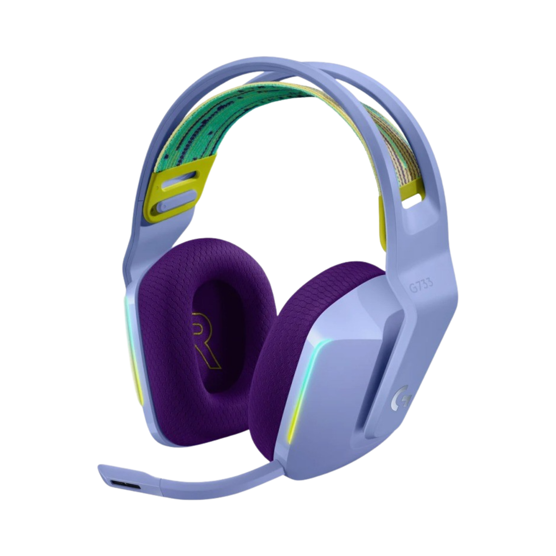 로지텍 G733 라이트스피드 무선 RGB 게이밍 헤드셋 라일락 (국내 정식 발매 제품)(Logitech G733 Lightspeed Wireless RGB Gaming Headset Lilac (Korean Ver.))