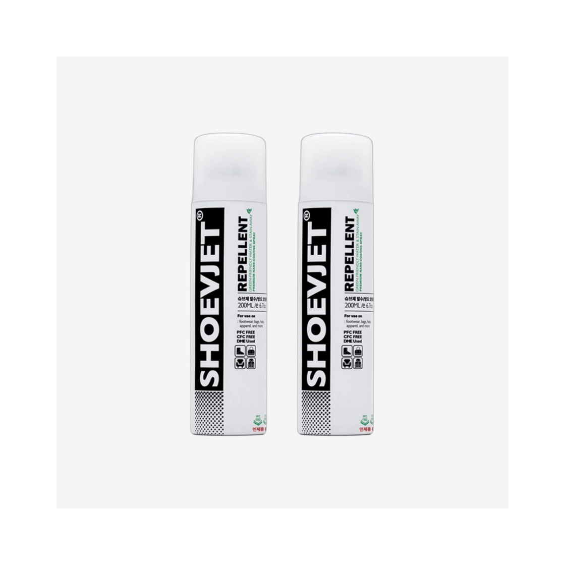 svj-spr241115-2p Shoevjet Water & Stain Repellent Spray Set Of 2